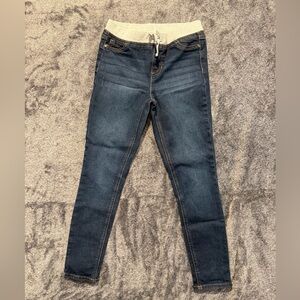 girls large 10/12 Blue Jeggings with Elastic Waistband wonder nation